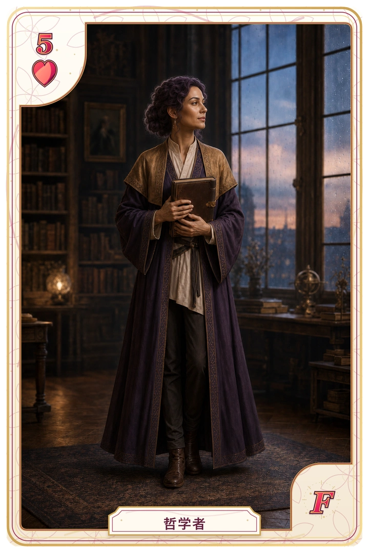 FourRealms108 ❤️ 5・表『哲学者』