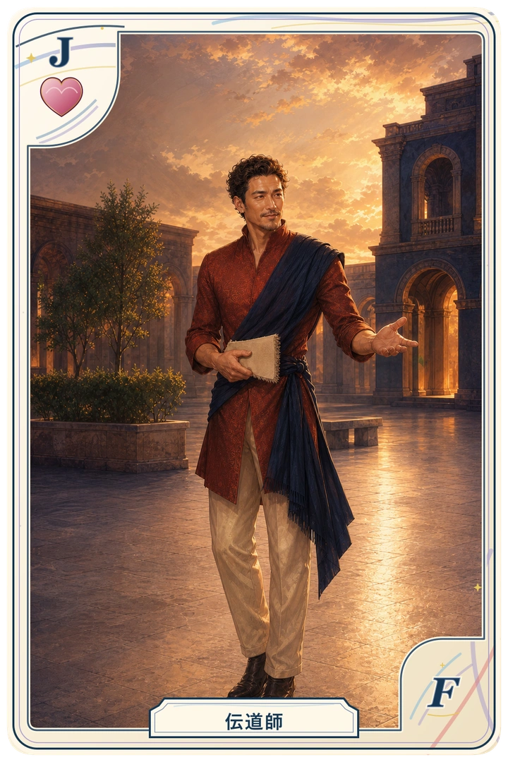 FourRealms108 ❤️ J・表『伝道師』