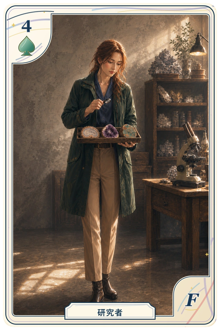 FourRealms108 ♠ 4・表『研究者』