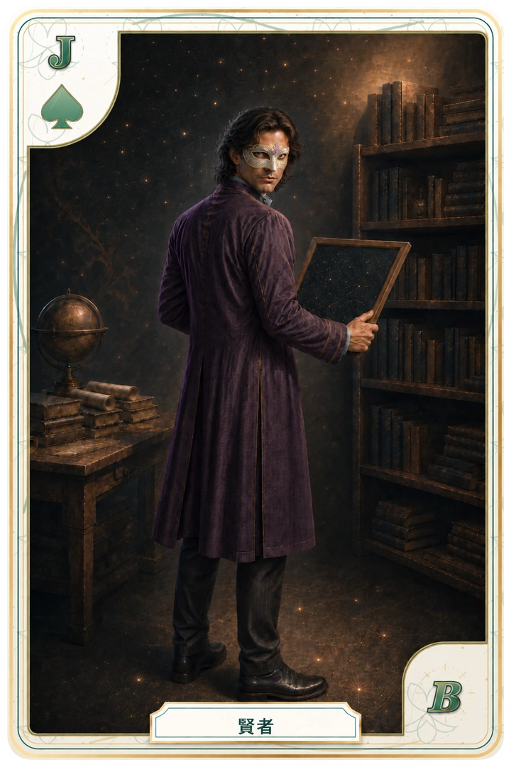 FourRealms108 ♠ J・裏『賢者』