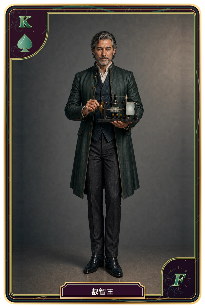 FourRealms108 ♠ K・表『叡智王』